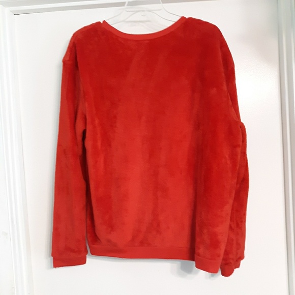 DISNEY'S MICKEY MOUSE RED FLEECE SHIRT - Picture 2 of 2